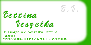 bettina veszelka business card